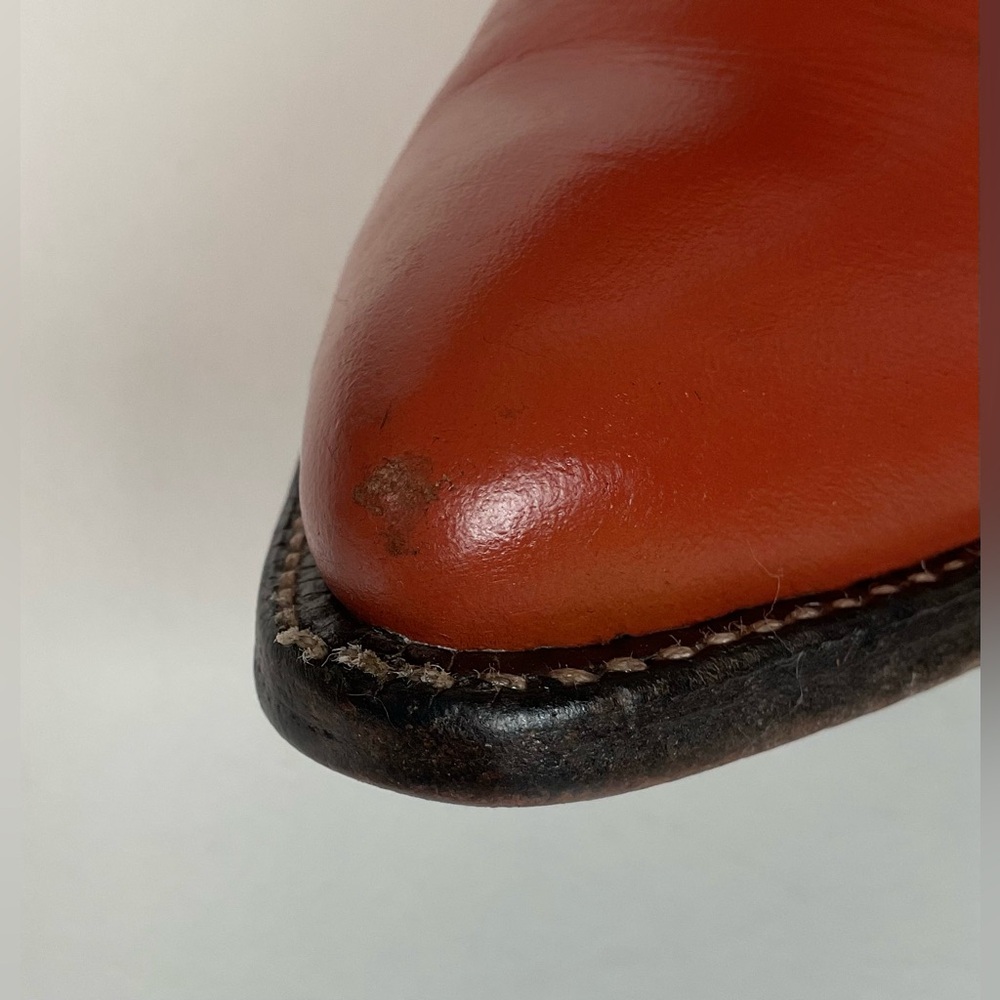 Vintage Tony Lama Cowboy Boots | Gold Label | Tooled Inlay | 6.5 C | Women’s 7.5 - Picture 11 of 16